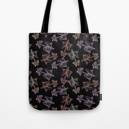 Skeletton Pattern Tote Bag