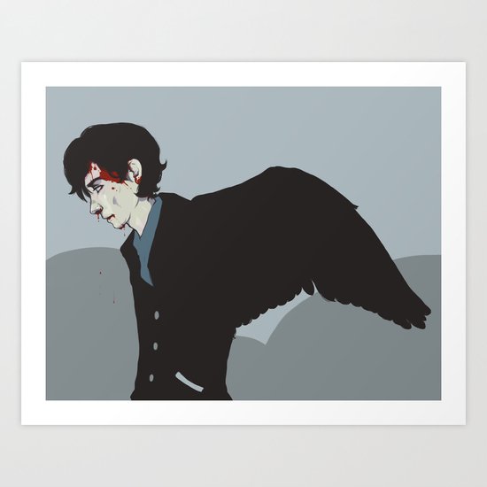 Sometimes I Wish For Falling. Art Print