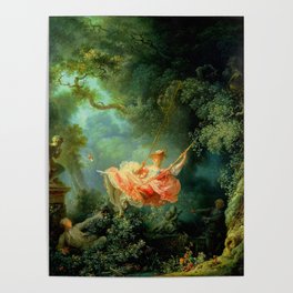 Jean-Honoré Fragonard "The Swing (L'Escarpolette)(The Happy Accidents of the Swing") Poster