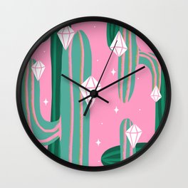 Cactus Garden Wall Clock