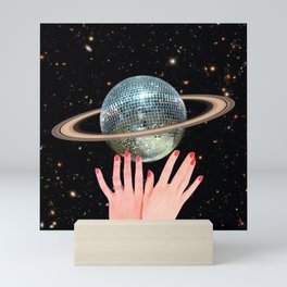 Saturn Disco Mini Art Print