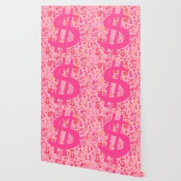 Pink Dollar Signs Wallpaper