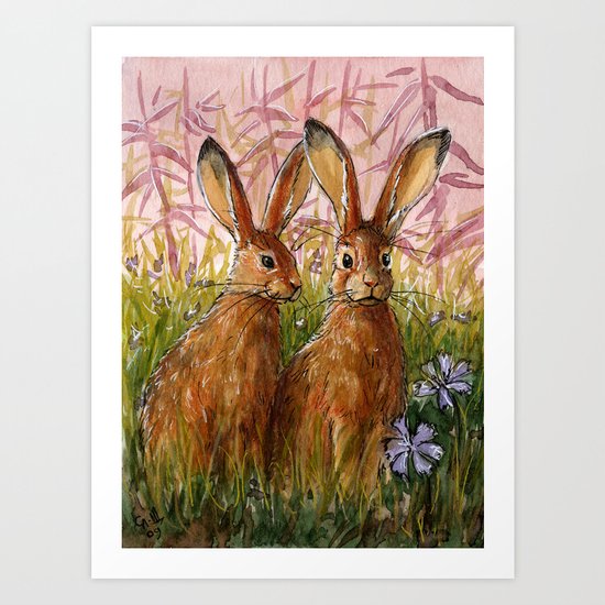Happy Bunnies A0072 Art Print