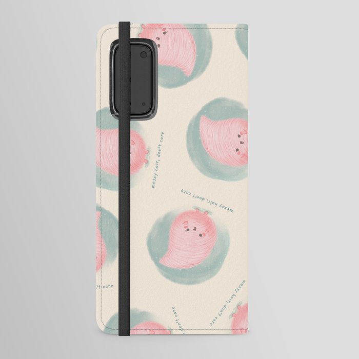 Messy Hair, Don't Care Android Wallet Case