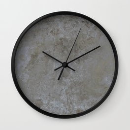 Grunge grey paint cement Wall Clock