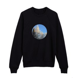 Winter trees Kids Crewneck