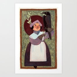 The Gatherers - Witch Sisters Art Print
