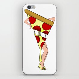 Pizza Pin-up iPhone Skin