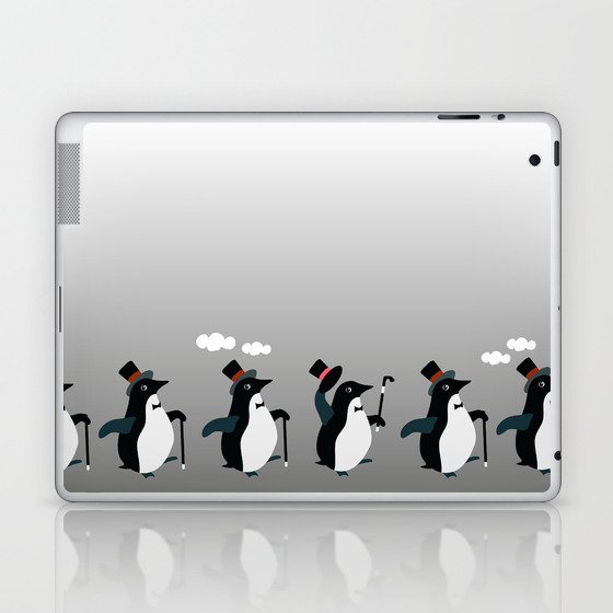 Penguin Parade Laptop & iPad Skin