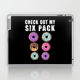 Check Out My Six Pack Donut - Funny Gym Laptop Skin