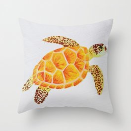 Turtle Time Throw Pillow