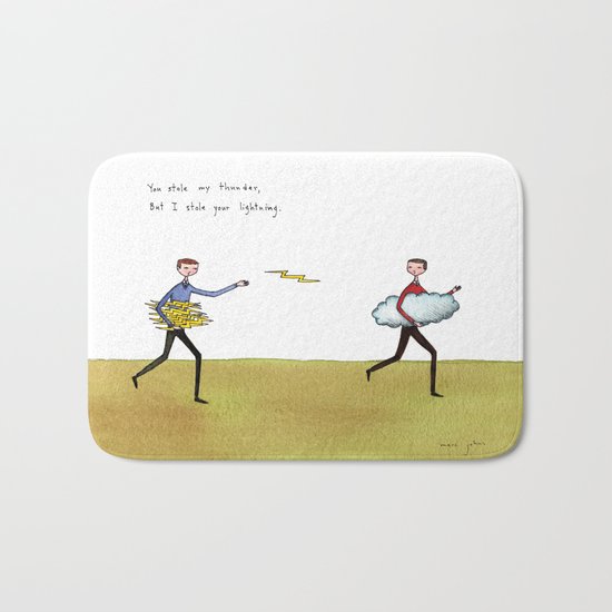 you stole my thunder Bath Mat
