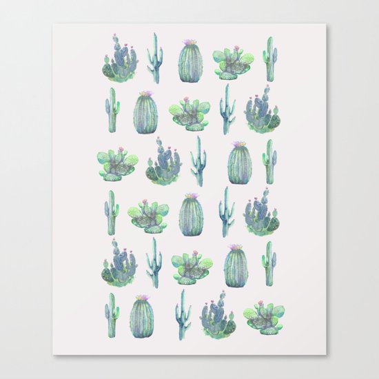 cactus pattern! Canvas Print