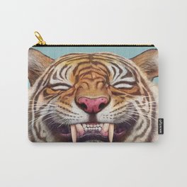 Smiling Tiger Carry-All Pouch