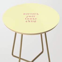 mental health quote nurture your inner child Side Table
