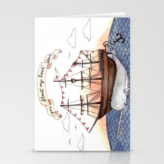 Float My Boat Stationery Cards
