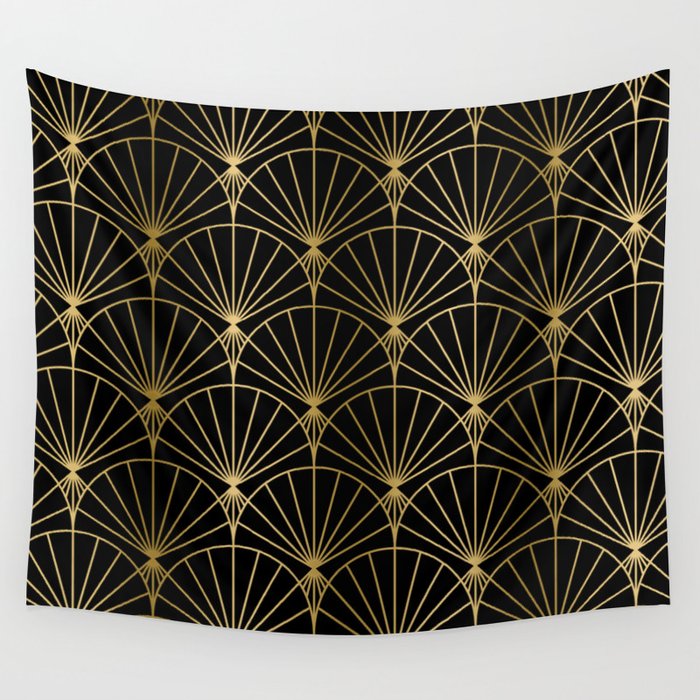 Art deco tapestry wall hanging clearance