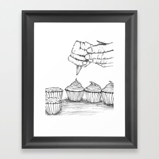 cupcake Framed Art Print