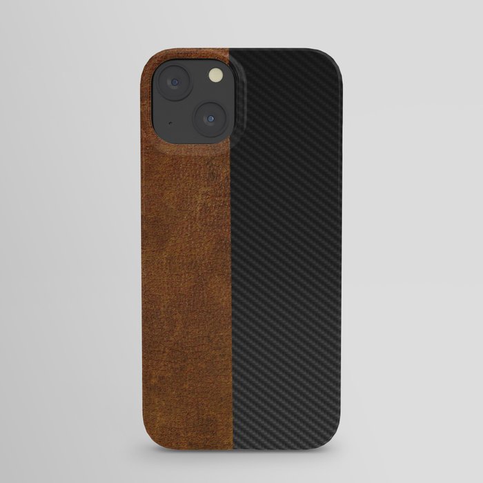 Carbon Leather Mix iPhone Case