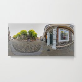 360 degree panorama of Elm Hill, Norwich Metal Print