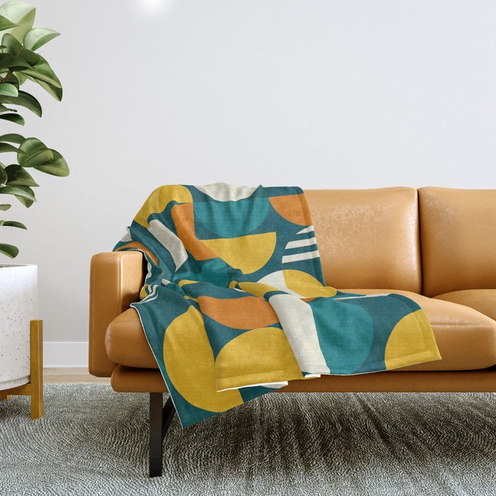 Mid Century Modern 29 Throw Blanket