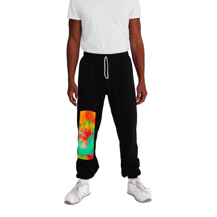 Round Abstract 3 Sweatpants