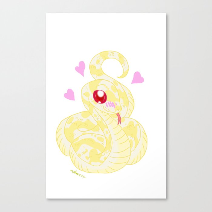 cute snake Canvas Print