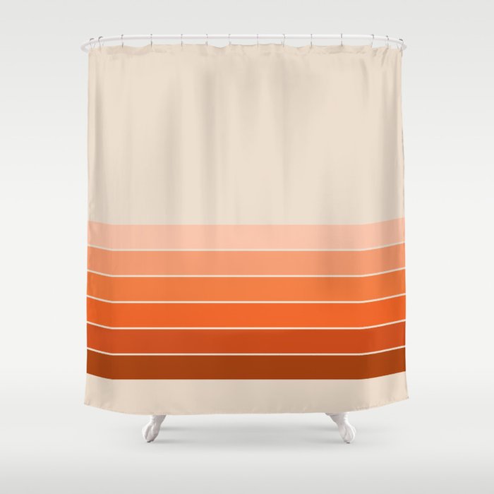 Red Rock Spring Stripes Shower Curtain By Circa78designs Society6