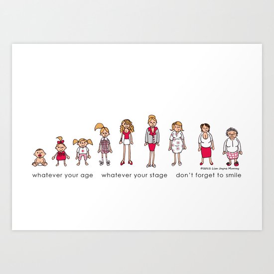Ages and Stages Art Print