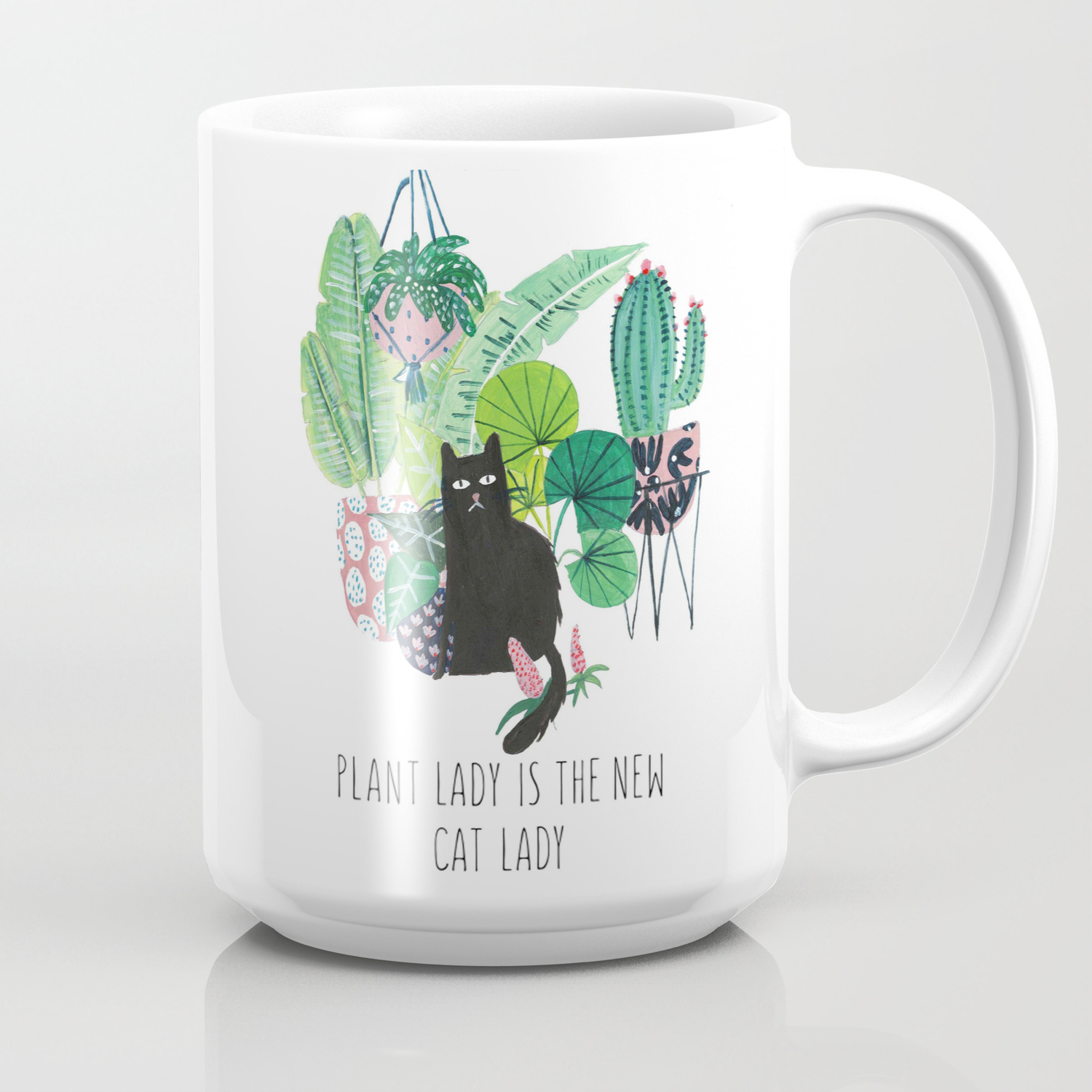 Plant Lady Is The New Cat Lady Coffee Mug By Amberstextiles