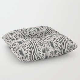 Abstract Animal Prints of Leopard, Cheetah, and Zebra - Oh, my! Floor Pillow
