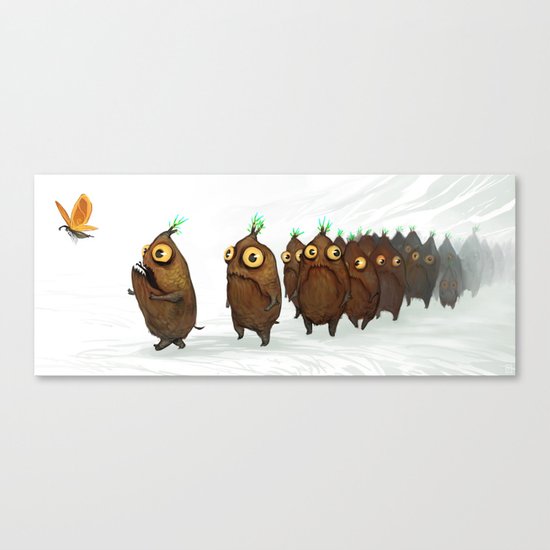 Wanderlusting Spaklets Canvas Print