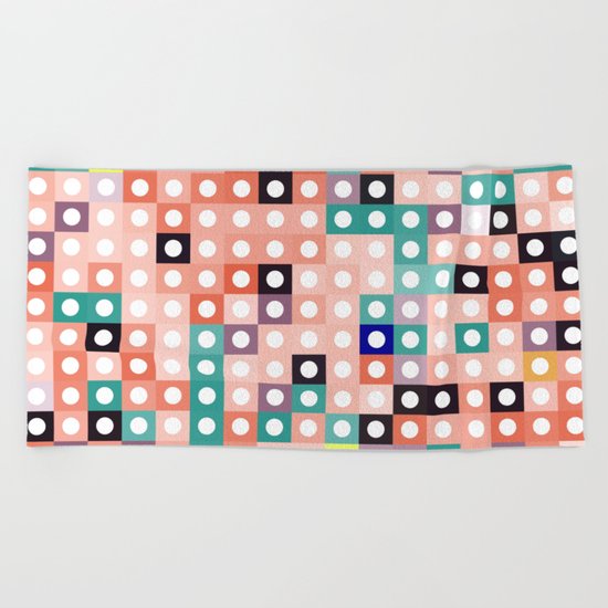 square dance Beach Towel