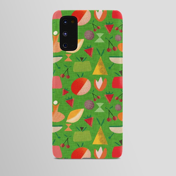 Garden Party Green Android Case