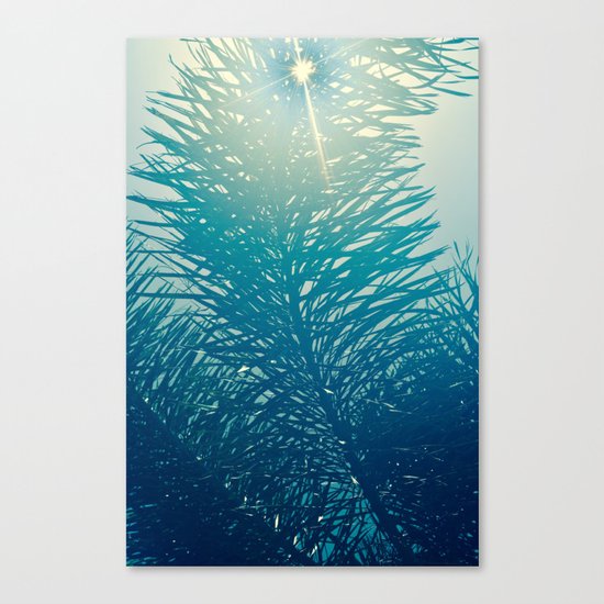 Peeking Sun Canvas Print