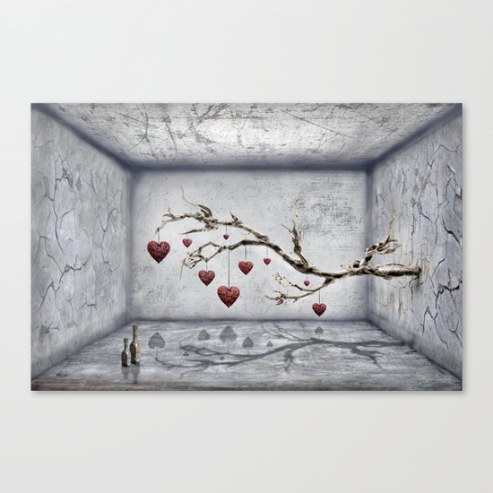 Der alte Liebesbaum Canvas Print