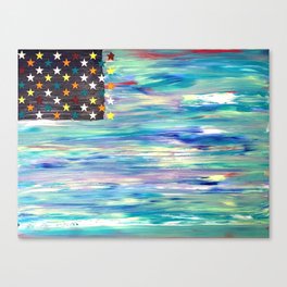 Ocean Flag Canvas Print