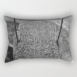 Golden Gate Bridge, San Francisco opening day on May 27th, 1937 black and white photography Rectangular Pillow