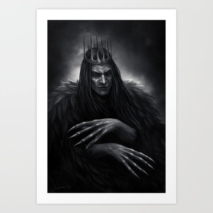 The Dark King Art Print