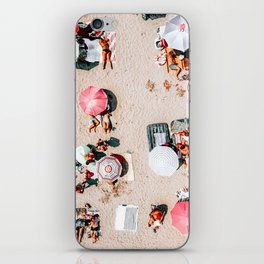Aerial Beach Umbrellas, People In Summer, Summer Vibes, Aerial Beach iPhone Skin