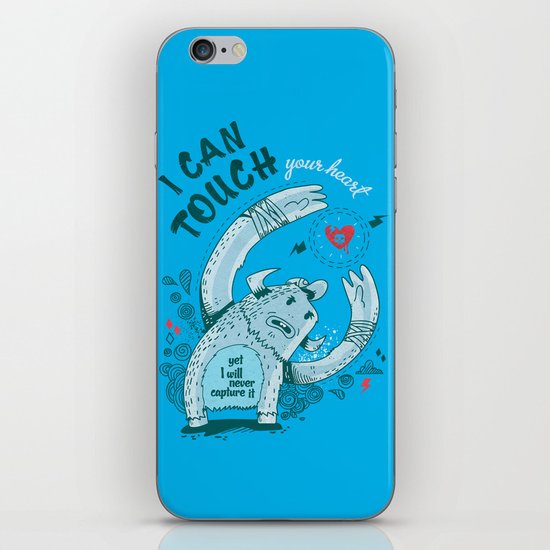 I can touch your heart iPhone & iPod Skin