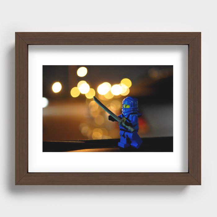 Lego Ninjago Jay Recessed Framed Print