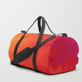 Red-Yellow Watercolor Mix  Duffle Bag