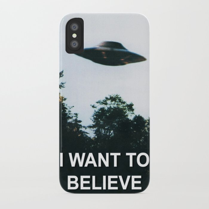 i want to believe iphone case