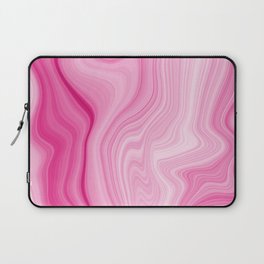 Hot Pink Fluid Marble Laptop Sleeve