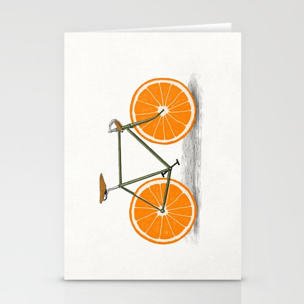 Zest (Orange Wheels) Stationery Cards