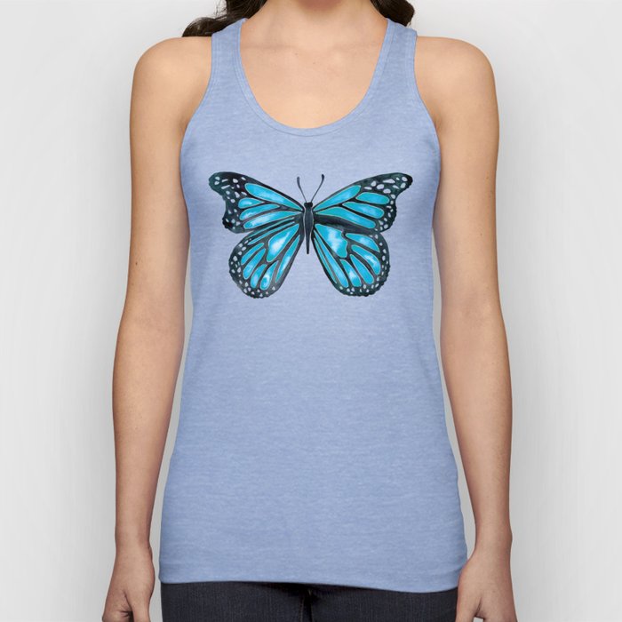 Blue Morpho Butterfly Tank Top