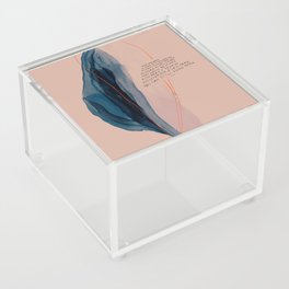 "This Has Been A Year Of Discovering: So Many Things Are Not As Simple As You Hoped They Would Be. It Has Also Been A Year Of Discovering, Even Here, You Can Still Know Peace." Acrylic Box