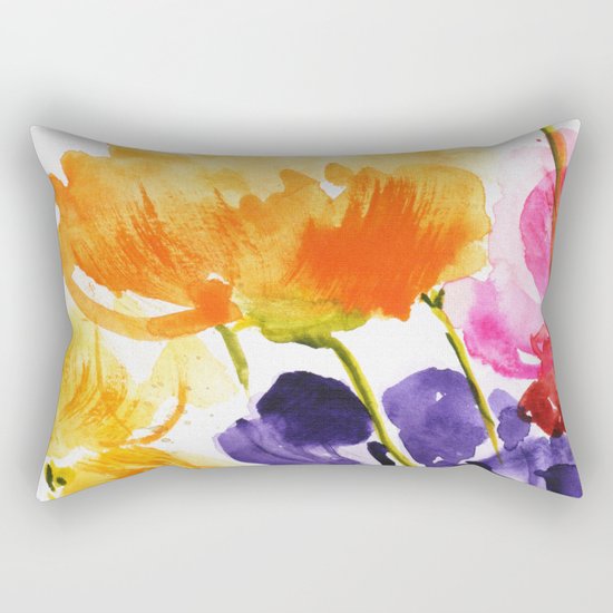 Little garden Rectangular Pillow