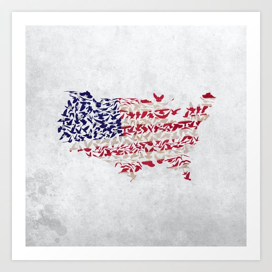 land of the free Art Print